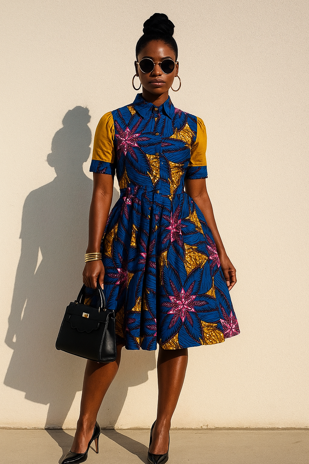 Robe chemise évasée